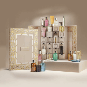 Calendrier de l'Avent Molton Brown 2025 beauté et luxe contenant soin pour le corps