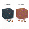 coffret rose et or et bleu-vert edition Thandiwe Muriu Calendrier de l'Avent Nespresso 2025 contenant 24 capsules café original et vertuo idéal amateur cafés