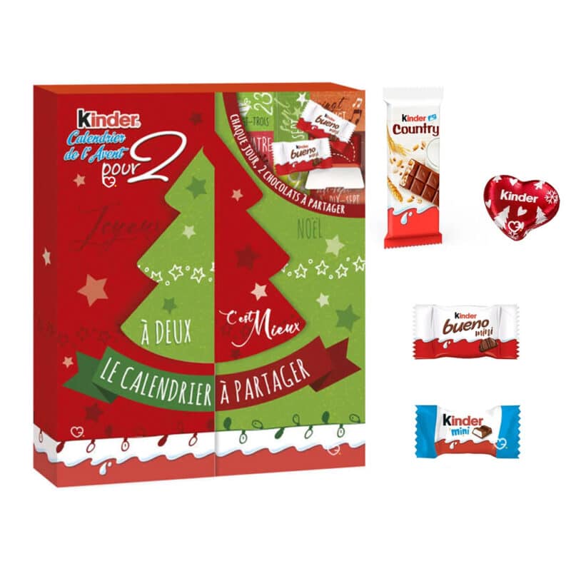 Calendrier de l'Avent Chocolat Kinder à partager