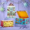 Calendrier de l’Avent Lush 2025, coffret beauté festif aux couleurs vives contenant 25 soins véganes exclusifs pour détente et bien-être design by Shruti Gadhvi