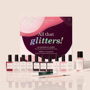 Calendrier de l’Avent Manucurist 2025 avec 24 produits full-size dont vernis clean, soins ongles et accessoires, idéa cadeau beauté pour femme.