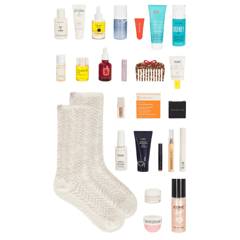 Calendrier de l’Avent Revolve 2025 en édition limitée avec 25 soins visage, corps, maquillage, cheveux et accessoires pour femme
