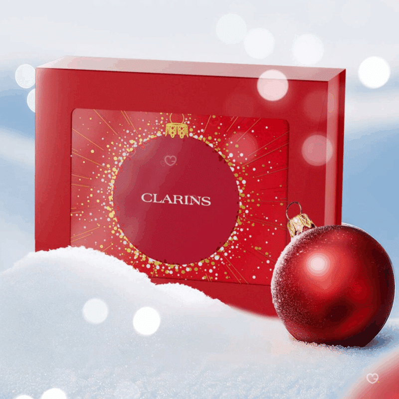 Calendrier de l’Avent Clarins 2025 coffret beauté avec 12 soins visage, maquillage et corps pour femme