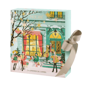 Calendrier de l apres nocibe 2025 contenant 7 produits de soin, beauté et maquillage