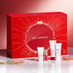 Calendrier de l’Avent Clarins 2025 coffret beauté avec 12 soins visage, maquillage et corps pour femme