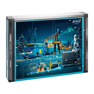 Calendrier de l’Avent Hazet 2025 contenant 24 outils de bricolage, visseuse sans fil, embouts, porte-clés et sac pour passionnés de mécanique et bricoleur