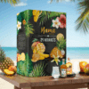 coffret alcool décoré ingrédients recettes calendrier de l'avent rhum arrangé 2025 Mama Sama avec 24 recettes de rhums à base de rhum agricole IGP