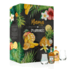 coffret alcool décoré ingrédients recettes calendrier de l'avent rhum arrangé 2025 Mama Sama avec 24 recettes de rhums à base de rhum agricole IGP