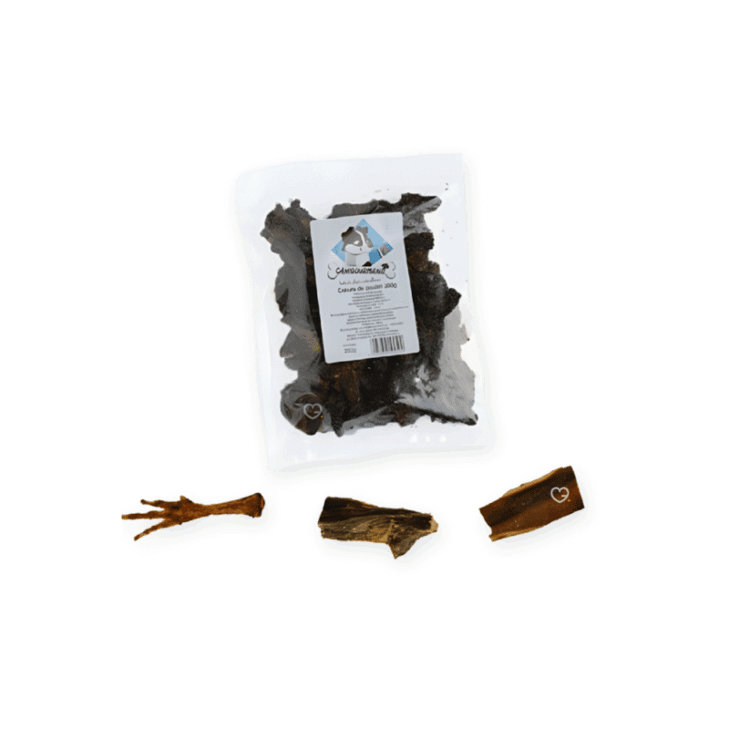 Calendrier de l’Avent pour chien 2025 caniGourmand avec 24 friandises naturelles en 8 saveurs, cadeau festif et gourmand pour chiens.