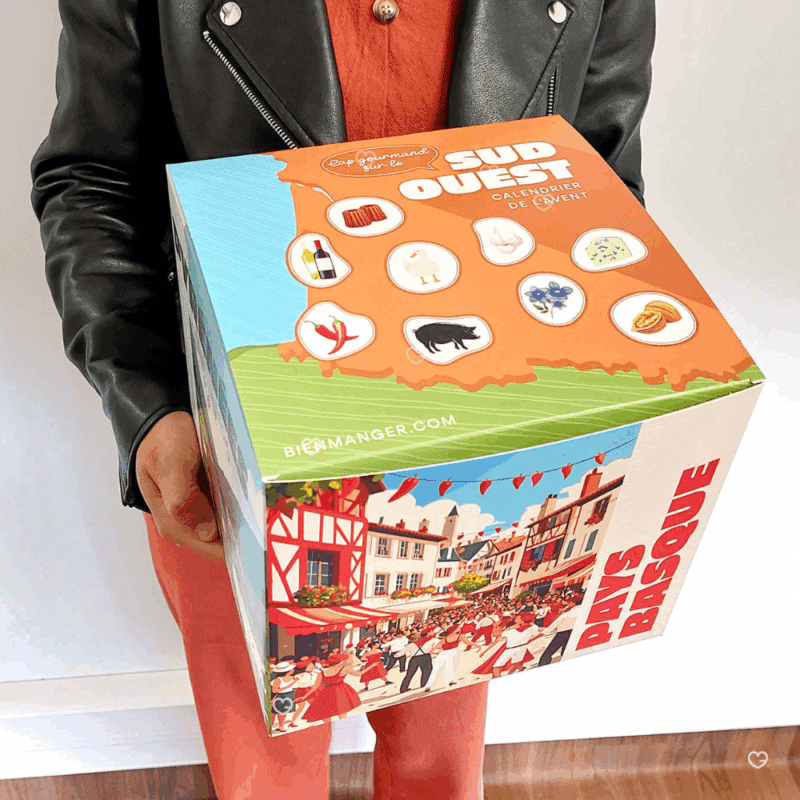 Calendrier de l’Avent gourmand 2025 avec 24 spécialités salées et sucrées du Sud-Ouest, idéal pour homme , femme ou famille amateur de gastronomie régionale.