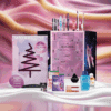 Calendrier de l'Avent beauté Maybelline edition 2025 avec 24 produits de maquillage Maybelline : rouge à lèvres, du mascara, du vernis, makeup..