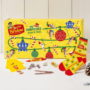 coffret gourmand saucisson calendrier de l'avent justin bridou 2025 avec saucissons et goodies