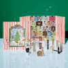 coffret beauté luxe calendrier de l'avent sisley paris 2025 avec décor contenant des produits de beauté, soins cosmétiques, soins visage, maquillage et soins capillaire d'une valeur de +1100 euros