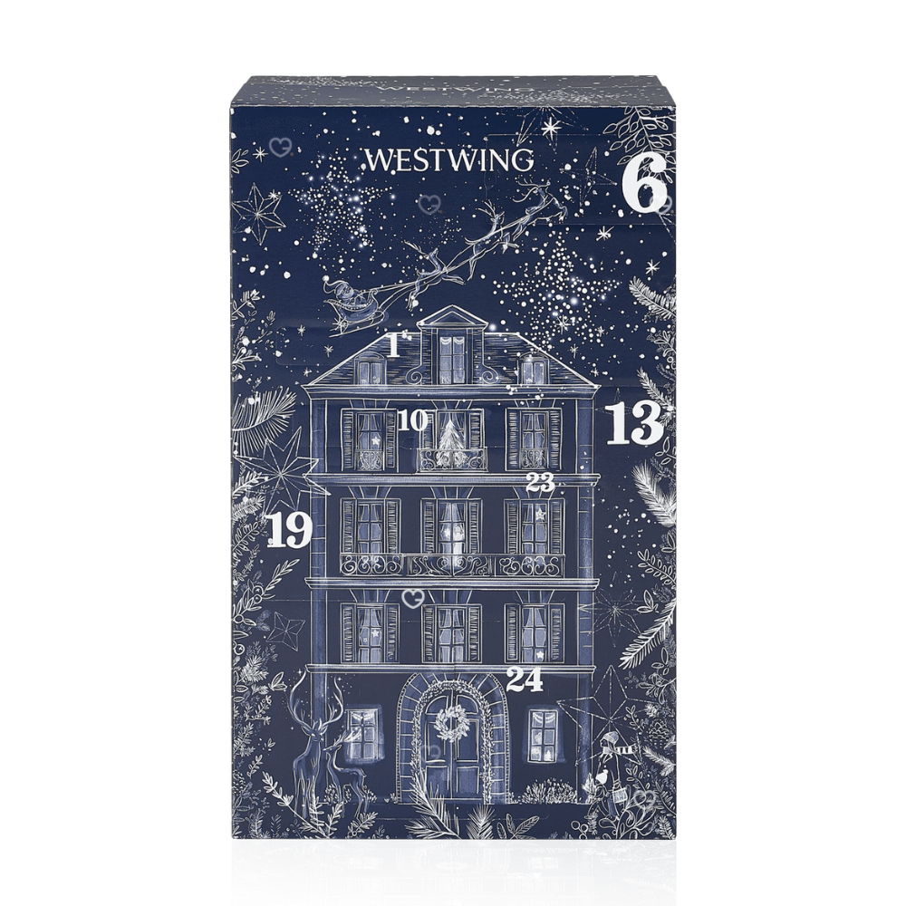 coffret art de vivre calendrier de l'avent Westwing 2025 avec décoration; ustensiles, décoration, bougie..