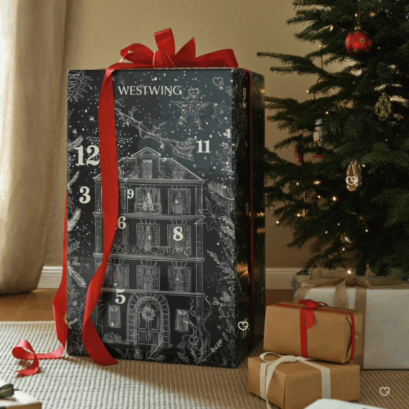coffret art de vivre calendrier de l'avent Westwing 2025 avec décoration; ustensiles, décoration, bougie..