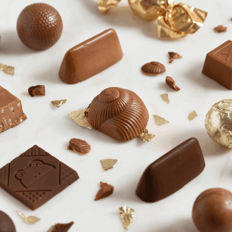 Calendrier de l’Avent Le Chocolat des Français 2025 avec 24 chocolats artisanaux pralinés, truffes et recettes originales pour gourmand