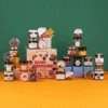 Calendrier de l’Avent gourmand 2025 Petit Déjeuner avec 25 gourmandises à tartiner variées, confitures, miels et pâtes à tartiner pour adultes, couples gourmands.