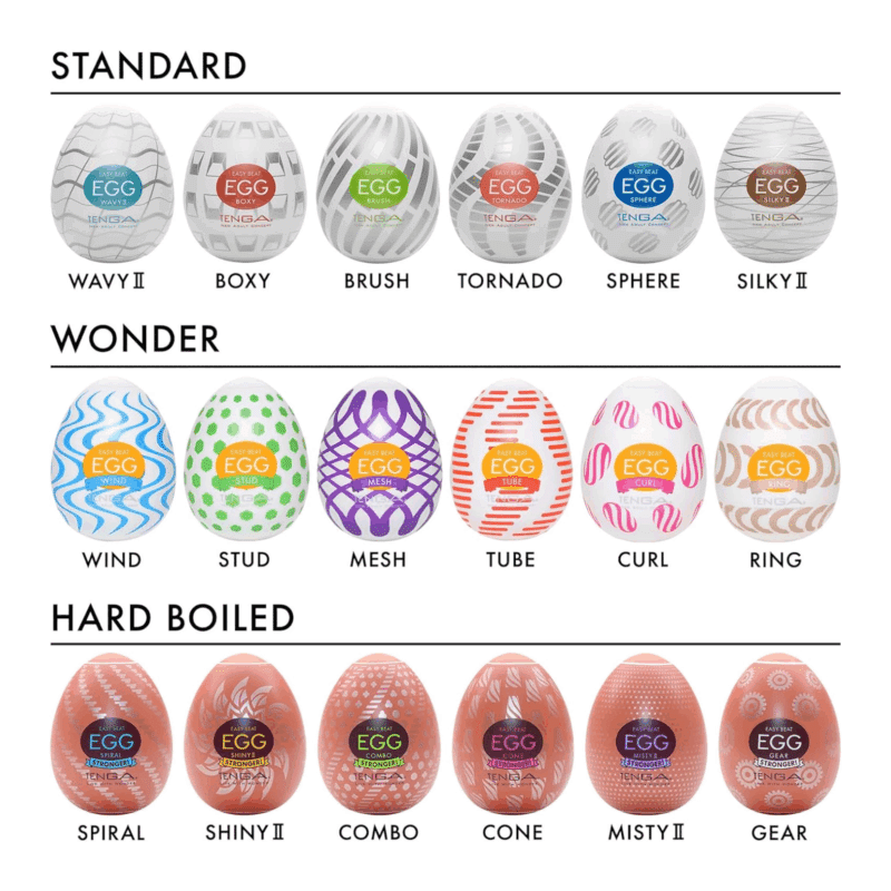 Coffret erotique Calendrier de l'avent tenga 2025 contenant 24 sexy eggs coquin pour homme