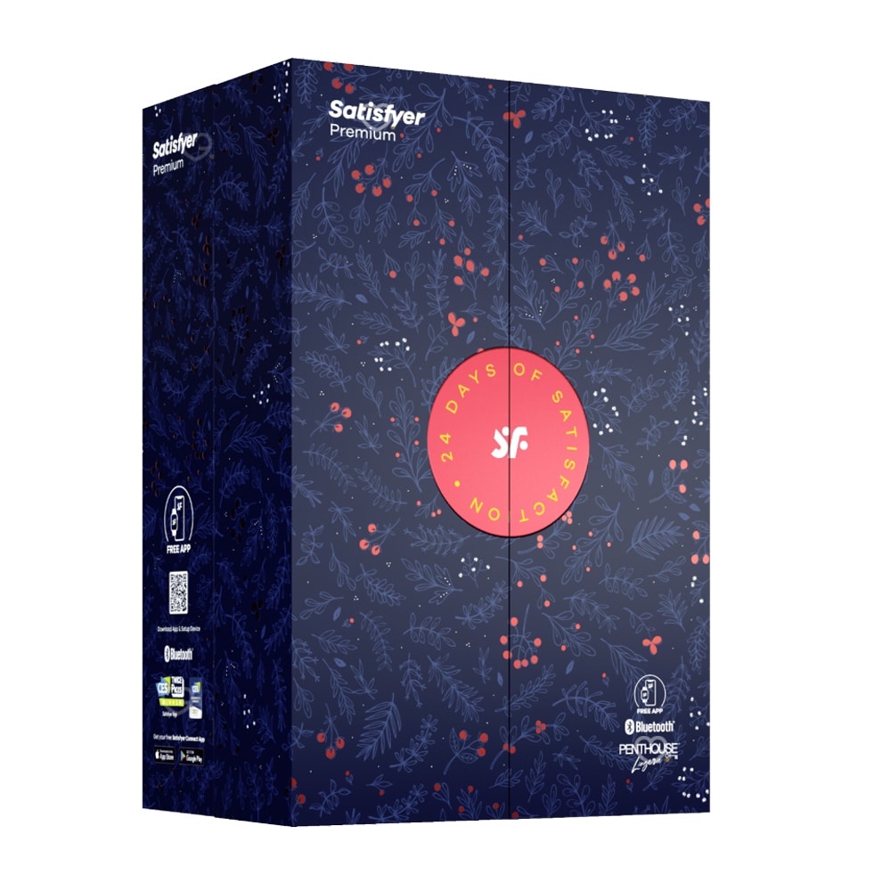 coffret sexy premium pour couple adulte calendrier de l'avent satisfyer 2024 contenant sextoys; jeux, défi, pour adulte
