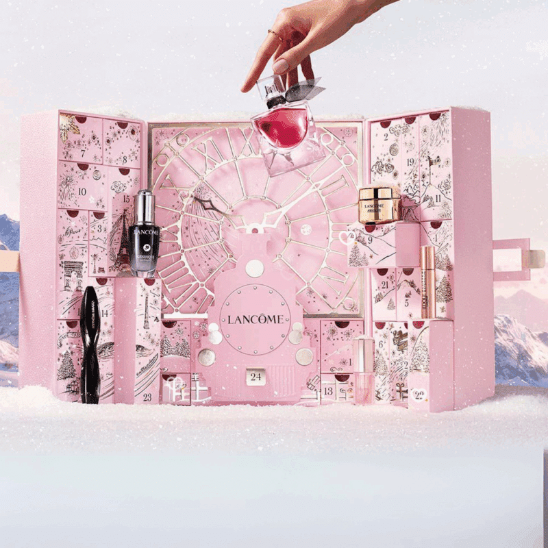 Calendrier de l’Avent Lancome 2025 édition limitée, coffret luxe de 24 soins, maquillages et parfums pour femmes