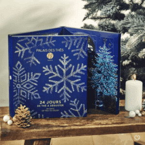 Calendrier de l’Avent Palais des thés 2025 avec 24 thés et infusions en mousselines cousues main, cadeau raffiné pour amateurs de thé femme et homme