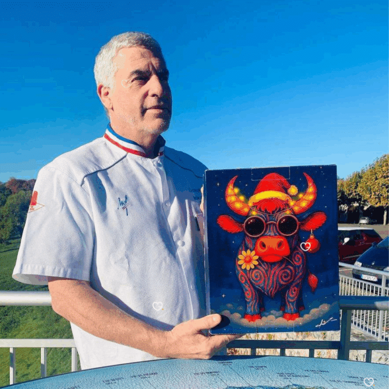 Calendrier de l Avent Fromage Dominique Bouchait 2025 contenant 24 fromages artisanaux de 50g idéal pour gourmand