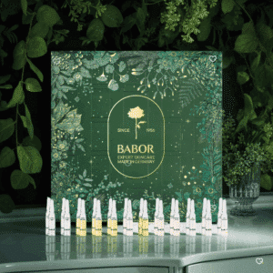 Calendrier de l'avent babor 2025 comprenant 24 ampoules beauté pour une routine soins visage complète et de qualité