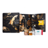 Coffret noir illustré voyage Calendrier de l’Avent Kusmi Tea 2025 avec 24 thés bio variés et infusions, cadeau pour amateurs de thé premium, homme ou femme
