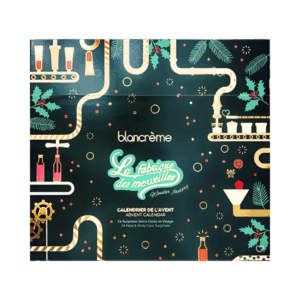 Calendrier de l’Avent Blancrème 2025 renfermant 24 soins visage et corps aux textures gourmandes et senteurs fruitées, idéal cadeau beauté pour femme.
