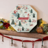 Calendrier de l’Avent Yankee Candle Couronne 2025 en forme de couronne de Noël, 24 bougies parfumées et photophore en verre pour adulte, couple, femme et homme amateurs de déco cocooning.