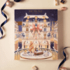 Calendrier de l’Avent Angelina 2025 raffiné, révélant 24 douceurs chocolatées et pralinées pour gourmets amoureux du luxe parisien.