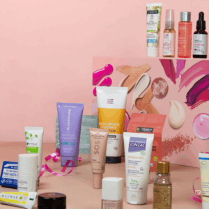Calendrier de l’Avent Mademoiselle Bio 2025 avec 25 produits de beauté bio visage, cheveux, corps et maquillage, idéal cadeau pour femme.