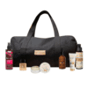 Calendrier de l’Avent Nuoo 2025 présenté dans un mini sac bowling coton bio avec 24 soins beauté naturels soins visage, corps et cheveux idéal pour femme