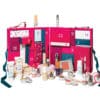 Calendrier de l'avent charlotte Bio contenant 24 produits de maquillage, soins beauté bio et accessoires bien etre