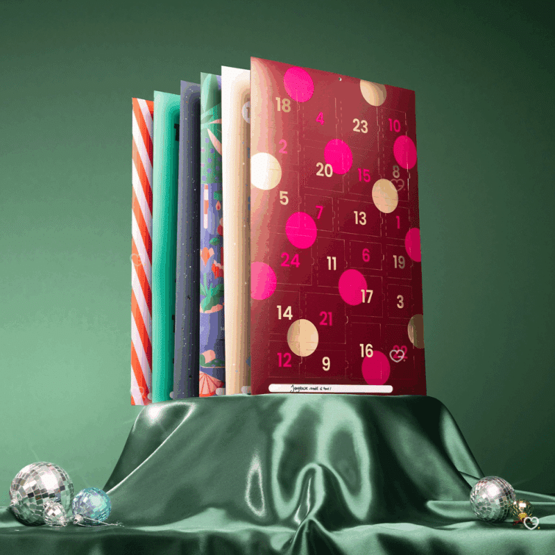 Calendrier de l'Avent Photo Cheerz 2025 poster photos textes personnalisés idéal cadeau homme, couple, famille grand parent