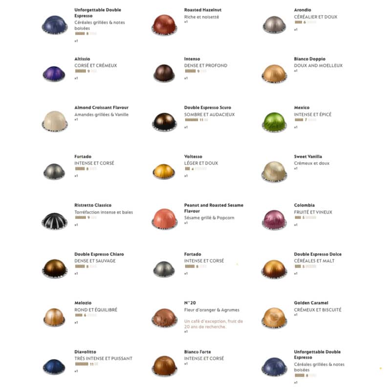 café edition Jean Imbert Calendrier de l'Avent Nespresso 2024 capsules café vertuo