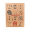 coffret gourmand calendrier de l'avent pate a tartiner artisanale 2025 contenant 24 recettes chocolat; rocher; speculos; caramel..