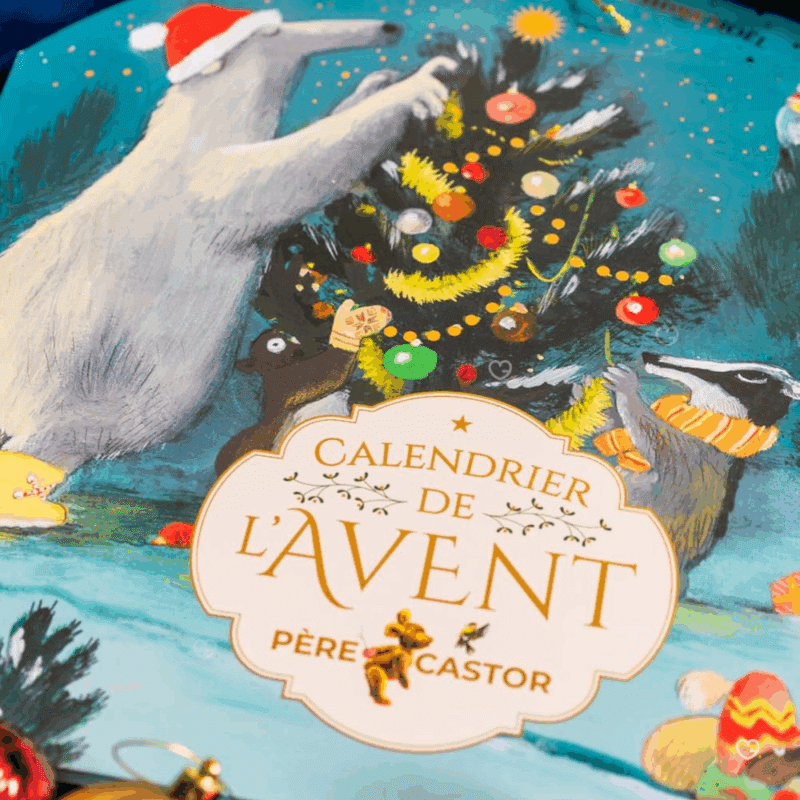 Calendrier de l’Avent Père Castor 2025 avec 24 mini-livres de contes illustrés, coffret éducatif et culturel pour enfant, fille et garcon, et famille.