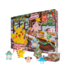 Calendrier de l’Avent Pokemon Happy Holidays 2025 avec 24 figurines et accessoires festifs, cadeau idéal pour enfants et collectionneurs.