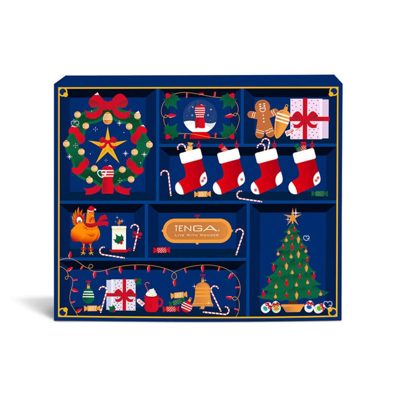 Coffret erotique Calendrier de l'avent tenga 2024 contenant 24 sexy eggs pour homme