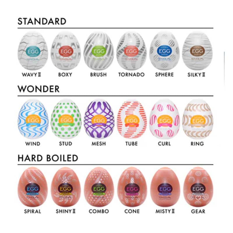 Coffret erotique Calendrier de l'avent tenga 2024 contenant 24 sexy eggs pour homme