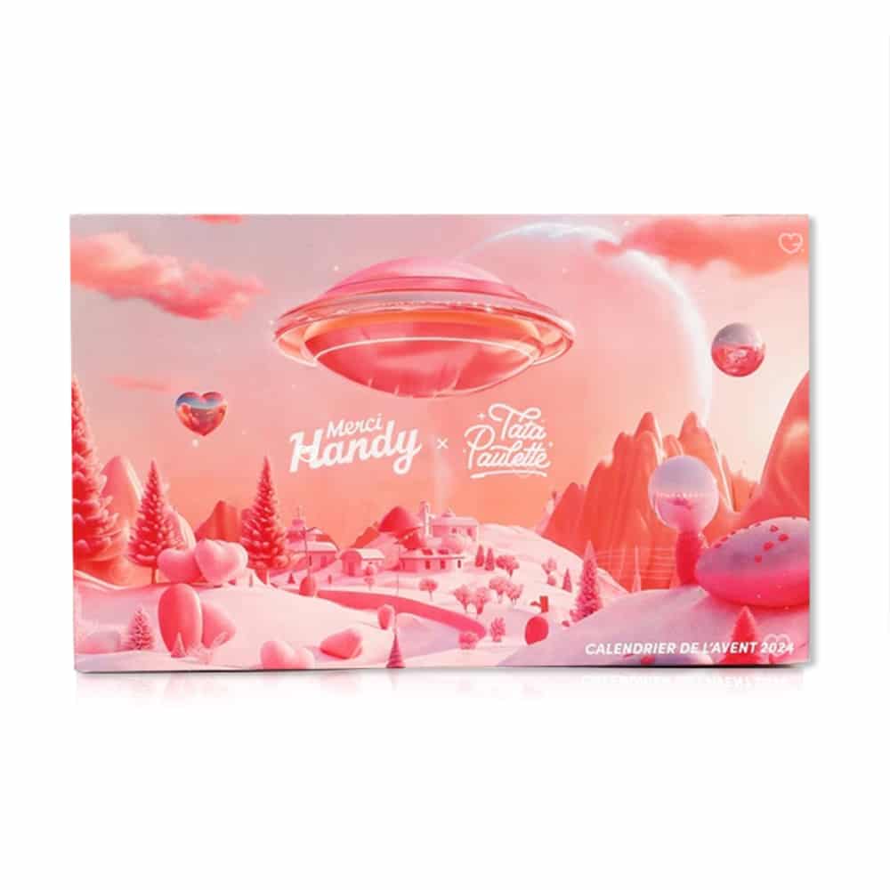 Calendrier de l'Avent merci handy 2024 beauté soins main visage et gourmandises chocolatées Tata paulette