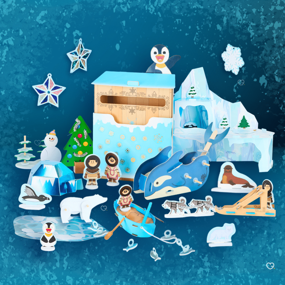 Calendrier de l'avent pandacraft 2025 enigmes jeux enfants ludique et créatif pour enfants à partir de 4 ans et 8 ans