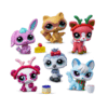 Calendrier de l’Avent Littlest pet shop 2025 avec 24 cases contenant 6 pets, 6 accessoires et 12 stickers colorés pour enfant fans de figurines et d'animaux.