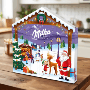 Calendrier de l'avent Milka Magic Mix contant du Chocolat au lait idéal pour enfant gourmand