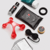 Coffret bleu ciel Calendrier de l’Avent Sexy Avenue 2025 érotique avec 24 produits et accessoires érotique pour adulte, homme et femme (stimulateur Womanizer, accessoires, lingerie)