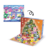 Calendrier de l’Avent Littlest pet shop 2025 avec 24 cases contenant 6 pets, 6 accessoires et 12 stickers colorés pour enfant fans de figurines et d'animaux.