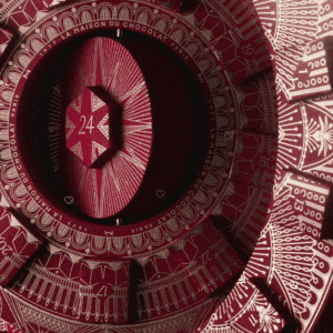 coffret illustré design arrondi Calendrier de l'Avent La Maison du Chocolat 2025 contenant 30 chocolats et douceurs chocolatées pour gourmand