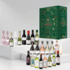Calendrier de l’Avent Vin 2025 avec 24 bouteilles de vins rouges, blancs, rosés et pétillants, coffret dégustation festif pour amateurs de vin, adulte, homme et femme