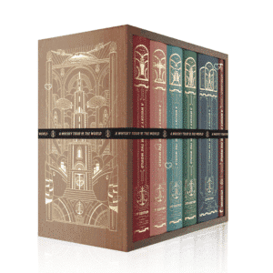 Coffret bois Calendrier de l’Avent Whisky 2025 Tour of the World 2025 contenant 24 whiskies premium, deux verres Glencairn et un livre pour amateurs exigeants.